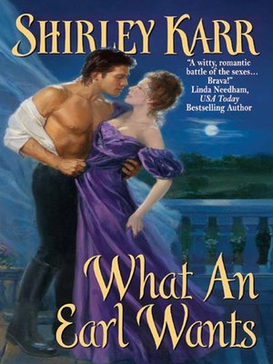 cover image of What an Earl Wants